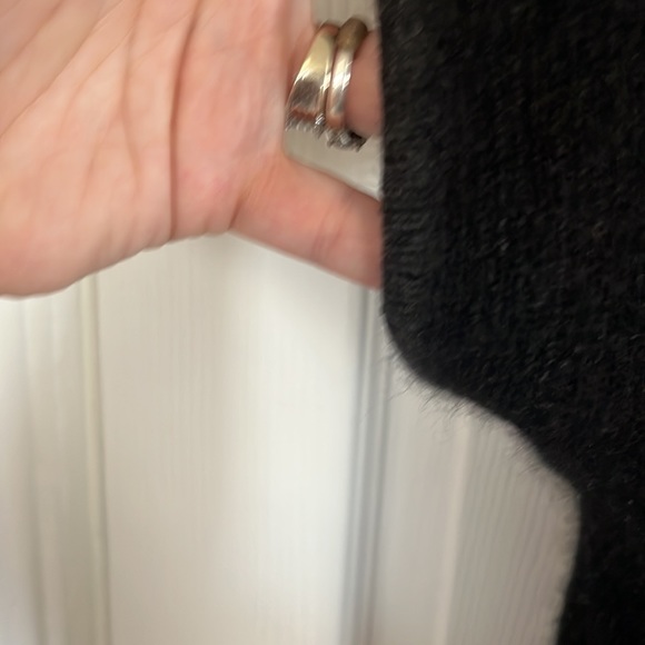 Le Chois black angora sweater - Picture 2 of 7